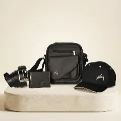 Combo Vélez Para Hombre: Exclusivo y Autentico: Carriel+ billetera + Correa + Gorra