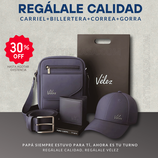 COMBO VÉLEZ PARA HOMBRE: EXCLUSIVO Y AUTÉNTICO